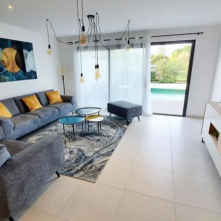 Villa Nananthée T5 De Luxe,4-8 Pers, Piscine Privée Chauffée